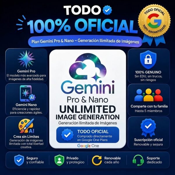 Google One 5TB + Gemini Pro | 1 Año Oficial - Image 4