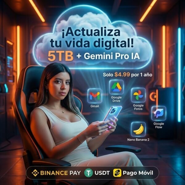 Google One 5TB + Gemini Pro | 1 Año Oficial - Image 3