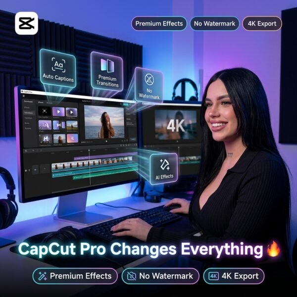 # CapCut Pro Subscription (iOS, Android, PC) Private Account